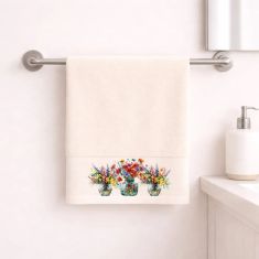 Πετσέτα Προσώπου 50×90 Blossom Ecru Astron Italy |  Πετσέτες Προσώπου στο espiti