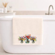 Πετσέτα Μπάνιου 70×140 Blossom Ecru Astron Italy |  Πετσέτες Μπάνιου στο espiti