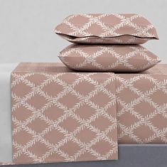 Σεντόνια King Size (ΣΕΤ) 2Χ(2,60Χ2,80)+2Χ(52Χ72) Lucia Chocolat Astron Italy |  Astron στο espiti