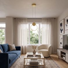 Φωτιστικό οροφής Ganden pakoworld led χρυσό μεταλλικό Φ26,5x20εκ |  Οροφής στο espiti