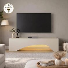 Έπιπλο τηλεόρασης Mara Megapap με LED χρώμα sandstone 150x31,4x40εκ. |  Έπιπλα τηλεόρασης στο espiti