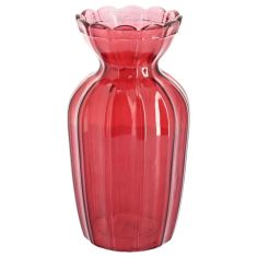 Beauty Home Γυάλινο Βάζο Élio Κόκκινο Ø10 x 19,5 cm       |  Βάζα στο espiti