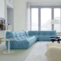 Stewehome Κομψός καναπές σε σχήμα L με απαλή ταπετσαρία κίτρινο 275x90x80 cm 949791 |  Καναπέδες γωνιακοί στο espiti