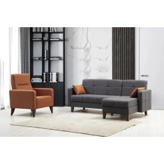 Stewehome γωνιακός καναπές τύπου 216x130x86 cm 226452 |  Καναπέδες γωνιακοί στο espiti