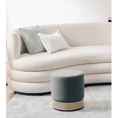 Stewehome Mara Πουφ Μοντέρνο &amp; Ισκανδιναβικό Στυλ-γκρι 37x40 cm 931983 |  Πουφ στο espiti