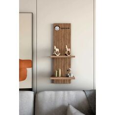 Stewehome Διακοσμητικό ράφι τοίχου MDF για μοντέρνο στυλ (Λευκό) 69x20x16 cm 627898 |  Ραφιέρες τοίχου στο espiti