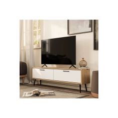Stewehome Μονάδα τηλεόρασης 138 cm με πόρτα από Συνθετικό ξύλο 138x30x45 cm 826597 |  Έπιπλα τηλεόρασης στο espiti