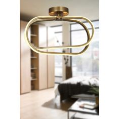 Stewehome Φωτιστικό οροφής με LED από αλουμίνιο σε στυλ παλαίωσης 629172 |  Οροφής στο espiti