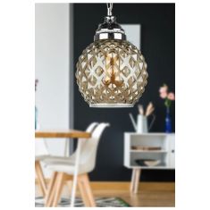 Stewehome Φωτιστικό οροφής από γυαλί με μία λάμπα 850761 |  Οροφής στο espiti