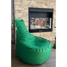 Stewehome καρέκλα αχλάδι για καθιστικό πράσινη 70x40x55 cm 723957 |  Πουφ στο espiti