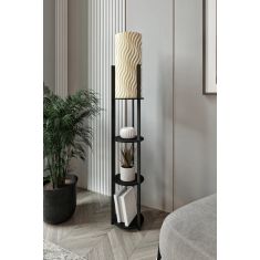 Stewehome στρογγυλός φωτιστικός με ράφι από MDF για εσωτερικούς χώρους 586686 |  Δαπέδου στο espiti
