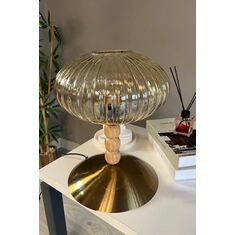 Stewehome Κομψός διακοσμητικός φωτισμός επιτραπέζιος από γυαλί με τρία διακοσμητικά στοιχεία για υπνοδωμάτιο 44534319 |  Επιτραπέζια στο espiti