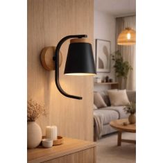 Stewehome μοντέρνο απλίκα με ξύλινη λεπτομέρεια 31782734 |  Απλίκες στο espiti