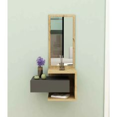Stewehome Κονσόλα Εισόδου με Καθρέπτη Τοίχου 60x31.3x90 cm 712456 |  Βιτρίνες - Έπιπλα εισόδου στο espiti