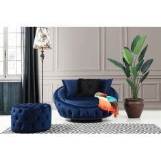 Stewehome ΠΕΡΙΣΤΡΕΦΌΜΕΝΗ ΠΟΛΥΘΡΌΝΑ POLO CHESTER 115x95x72 cm 221327 |  Πολυθρόνες σαλονιού στο espiti