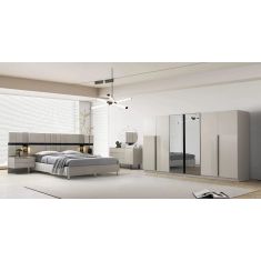 Stewehome Σετ Κρεβατοκάμαρας Μοντέρνου Σχεδιασμού με Αποθηκευτικό Χώρο 160x200x50 cm 790494 |  Σέτ Κρεβατοκάμαρας στο espiti