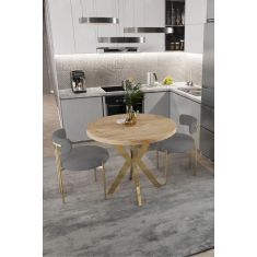 Stewehome Σετ τραπεζαρίας με στρογγυλό τραπέζι 2 θέσεων και καρέκλες μοντέρνου στιλ Λευκό 90x90 cm 181883 |  Σετ τραπεζαρίες στο espiti