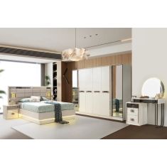 Stewehome Σετ Κρεβατοκάμαρας 5τεμ. Πολυτελής &amp; Εκλεπτυσμένος Σχεδιασμός 160x200 cm 171759 |  Σέτ Κρεβατοκάμαρας στο espiti