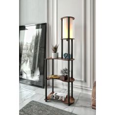 Stewehome Ραφιέρα Φωτιστικό MDF Οικολογική Χωρίς Φορμαλδεΰδη 48x30x140 cm 311969 |  Δαπέδου στο espiti