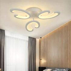 Stewehome Λευκός Φωτιστικός Οροφής 3 Ρετ 60x8x8 cm 541099 |  Οροφής στο espiti