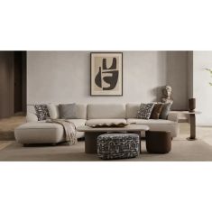 Stewehome Μοντέρνος Γωνιακός Καναπές Mini L με Ύφασμα και Κρεβάτι 330x180x75 cm 281325 |  Καναπέδες γωνιακοί στο espiti