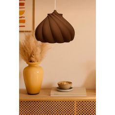 Stewehome Μοντέρνο Κρεμαστό Φωτιστικό Pumpkin Πλαστικό -Καφέ 25x25x25 cm 439763 |  Οροφής στο espiti