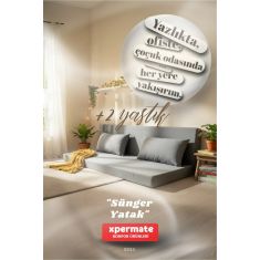 Stewehome Πτυσσόμενο στρώμα αφρού με μαξιλάρι για φιλοξενούμενους Διπλό 100x200x10 cm 169260 |  Στρώματα Ύπνου στο espiti