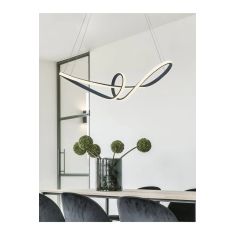 Stewehome μοντέρνο φωτιστικό οροφής led για σαλόνι κουζίνα παιδικό δωμάτιο από μέταλλο Πολύχρωμο 60x25x61 cm 665480 |  Οροφής στο espiti
