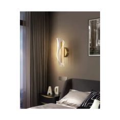 Stewehome μοντέρνο διακοσμητικό φωτιστικό τοίχου led από μέταλλο Κίτρινο 353355 |  Απλίκες στο espiti