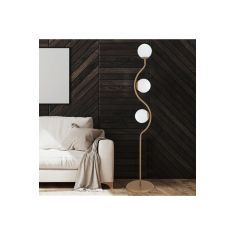 Stewehome μεταλλικός φωτιστικός δαπέδου γωνιακός για καφέ εστιατόριο σαλόνι καθιστικό σετ 3 τεμαχίων Λευκό 891806 |  Δαπέδου στο espiti