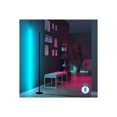 Stewehome Φωτιστικό δαπέδου LED με ανίχνευση ήχου και τηλεχειριστήριο με 16 εναλλασσόμενα χρώματα και 4 λειτουργίες Μαύρο 817049 |  Δαπέδου στο espiti
