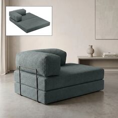 Καναπές - κρεβάτι Comfort Megapap διθέσιος υφασμάτινος χρώμα μέντα 140x95x75εκ. |  Καναπέδες-Κρεβάτι στο espiti