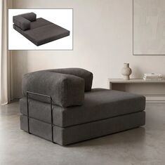 Καναπές - κρεβάτι Comfort Megapap διθέσιος υφασμάτινος χρώμα ανθρακί 140x95x75εκ. |  Καναπέδες-Κρεβάτι στο espiti