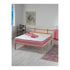 Stewehome Ορθοπεδικό Αντιβακτηριακό Στρώμα Ecrin Powder Διπλό -Ροζ 140x190x28 cm 151887 |  Στρώματα Ύπνου στο espiti
