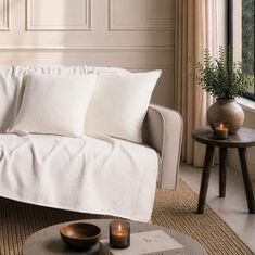 Ριχτάρι  Bolton 01 Ivory - Τριθέσιο 180x300cm 52019469 Teoran |  Ριχτάρια στο espiti