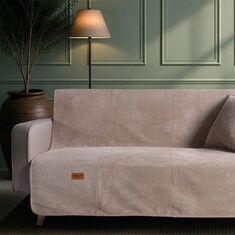 Ριχτάρι Αντιολισθητικό Αδιάβροχο Pearl  02 Beige - Τριθέσιο 180x300cm 52019070 Teoran |  Ριχτάρια στο espiti