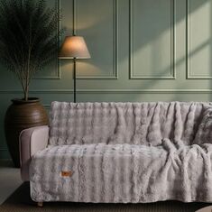 Ριχτάρι Αντιολισθητικό  Haaland 11 Grey - Μονοθέσιο 180x150cm 52019501 Teoran |  Ριχτάρια στο espiti