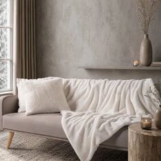 Διακοσμητικό Ριχτάρι Fox 01 Ivory - 130 x 185 cm 52019054 Teoran |  Ριχτάρια στο espiti