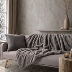 Διακοσμητικό Ριχτάρι Fox 11 Grey - 130 x 185 cm 52019060 Teoran |  Ριχτάρια στο espiti