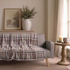 Ριχτάρι-Κουβέρτα Καναπέ Berries 02 Beige - 130 x 170 cm 52019039 Teoran |  Κουβέρτες Καναπέ στο espiti