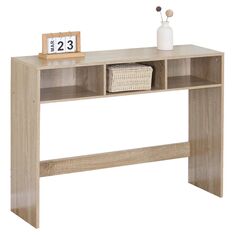 Κονσόλα ArteLibre LUNARO Δρυς Μοριοσανίδα 102x30x75cm 15340168 ArteLibre |  Συρταριέρες -Κονσόλες στο espiti