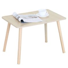 Βοηθητικό Τραπεζάκι ArteLibre SORINA Δρυς MDF/Ξύλο 60x40x41.5cm 15340185 ArteLibre |  Τραπεζάκια σαλονιού στο espiti