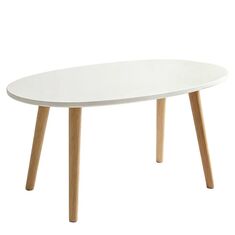 Βοηθητικό Τραπεζάκι ArteLibre VELIRA Δρυς/Λευκό MDF/Ξύλο 60x40x41.5cm 15340186 ArteLibre |  Τραπεζάκια σαλονιού στο espiti