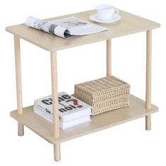 Βοηθητικό Τραπεζάκι ArteLibre RENITA Δρυς MDF/Ξύλο 60x40x52.5cm 15340191 ArteLibre |  Τραπεζάκια σαλονιού στο espiti