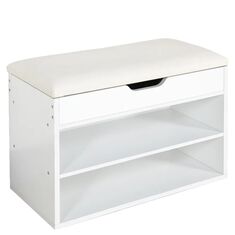 Παπουτσοθήκη ArteLibre DARINO Λευκό Μοριοσανίδα/Ξύλο 60x30x44cm 15340208 ArteLibre |  Παπουτσοθήκες στο espiti