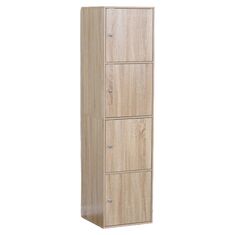 Παπουτσοθήκη ArteLibre ALVERO Δρυς Μοριοσανίδα/Ξύλο 40x39x157cm 15340209 ArteLibre |  Παπουτσοθήκες στο espiti