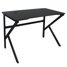 Γραφείο ArteLibre ZERINO Μαύρο Μοριοσανίδα/Μέταλλο 100x60x75cm 15340217 ArteLibre |  Γραφεία στο espiti