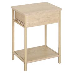 Κομοδίνο ArteLibre VITORA Άγρια Δρυς MDF/Μελαμίνη/Μέταλλο 40x30x60cm 15340233 ArteLibre |  Κομοδίνα στο espiti