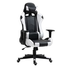 Καρέκλα Γραφείου ArteLibre Gaming NAVAN Λευκό/Μαύρο PVC 68x53x122-131cm 14730005 ArteLibre |  Καρέκλες γραφείου στο espiti