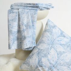 ΣΕΝΤΟΝΙ (ΣΕΤ 3 ΤΕΜ.) 180Χ200+32 LESSLIE BLUE CASUAL LINE MINI ΚΑΤΩΣΕΝΤΟΝΟ KING SIZE (Λ) 180Χ200+32cm + 50X70cm MELINEN |  Σεντόνια Υπέρδιπλα / King Size στο espiti